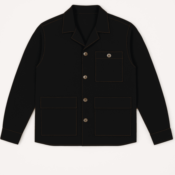 Classic Black Overshirt​